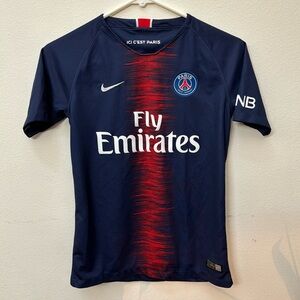 PSG Fly Emirates soccer jersey Youth L